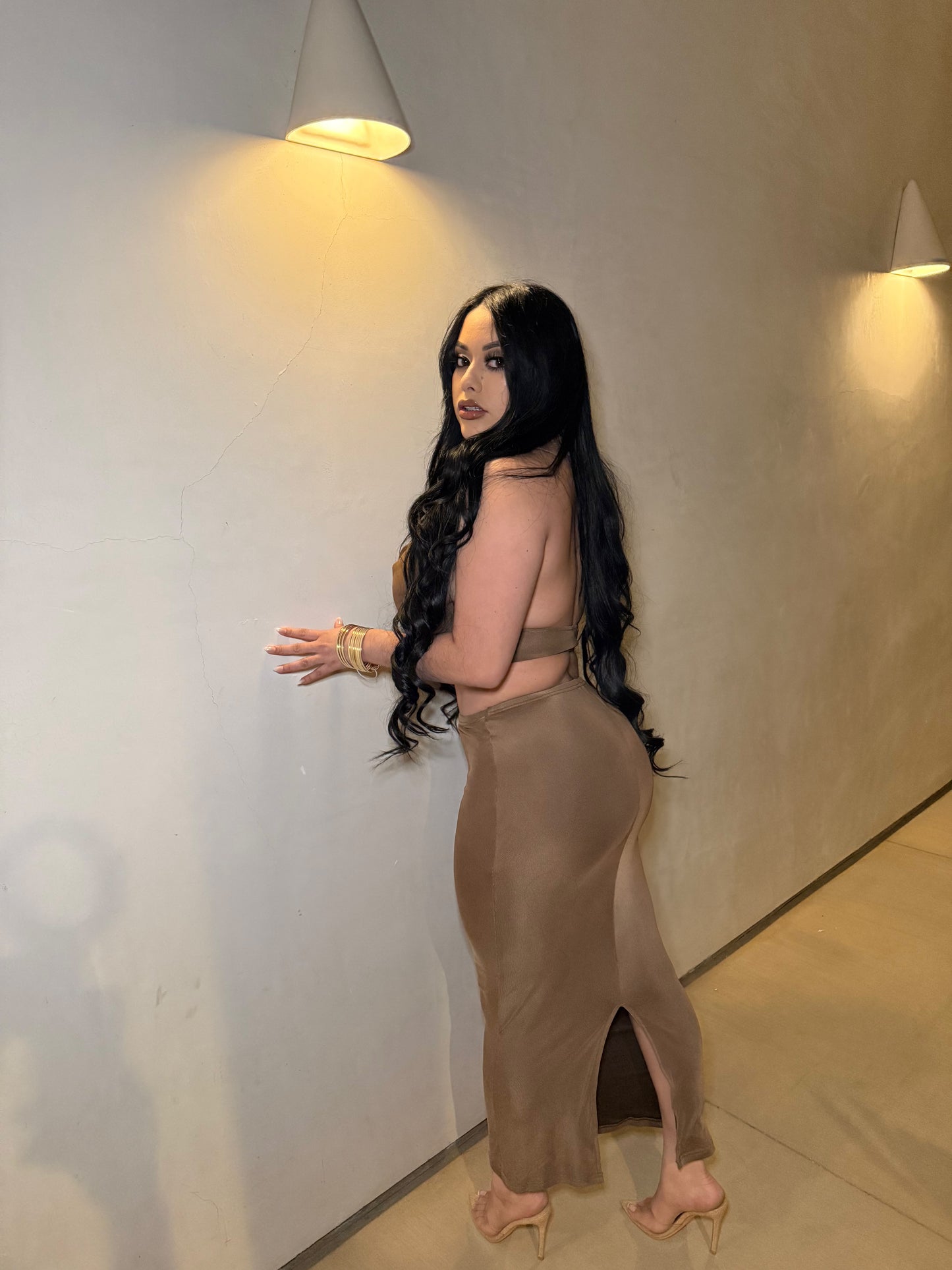 Mykonos 2piece Set - Brown