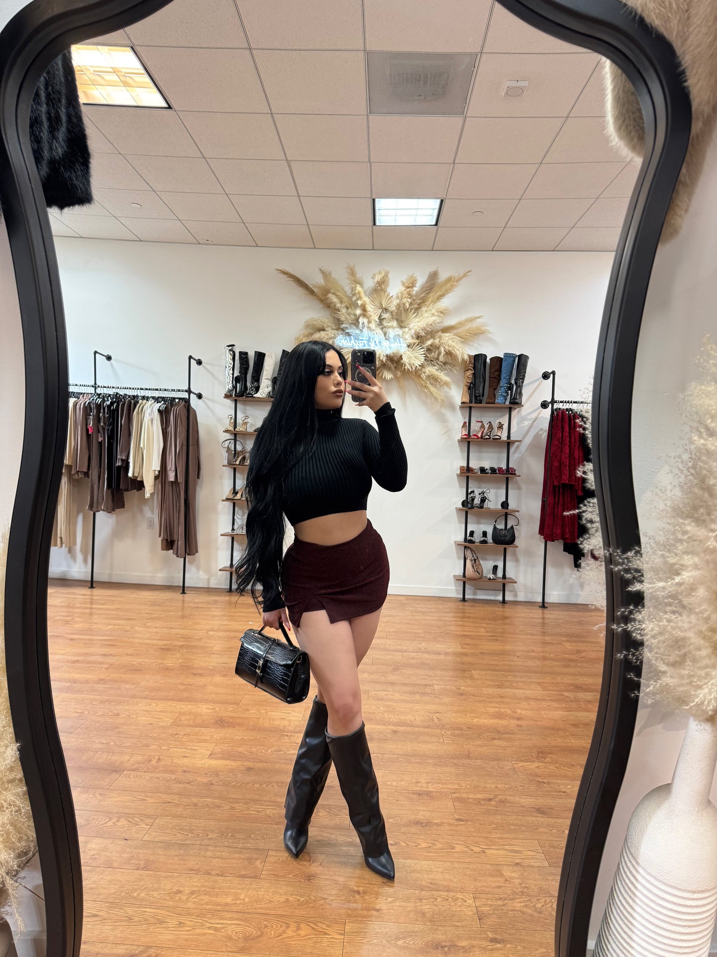 Nancy Mini Skort - Red