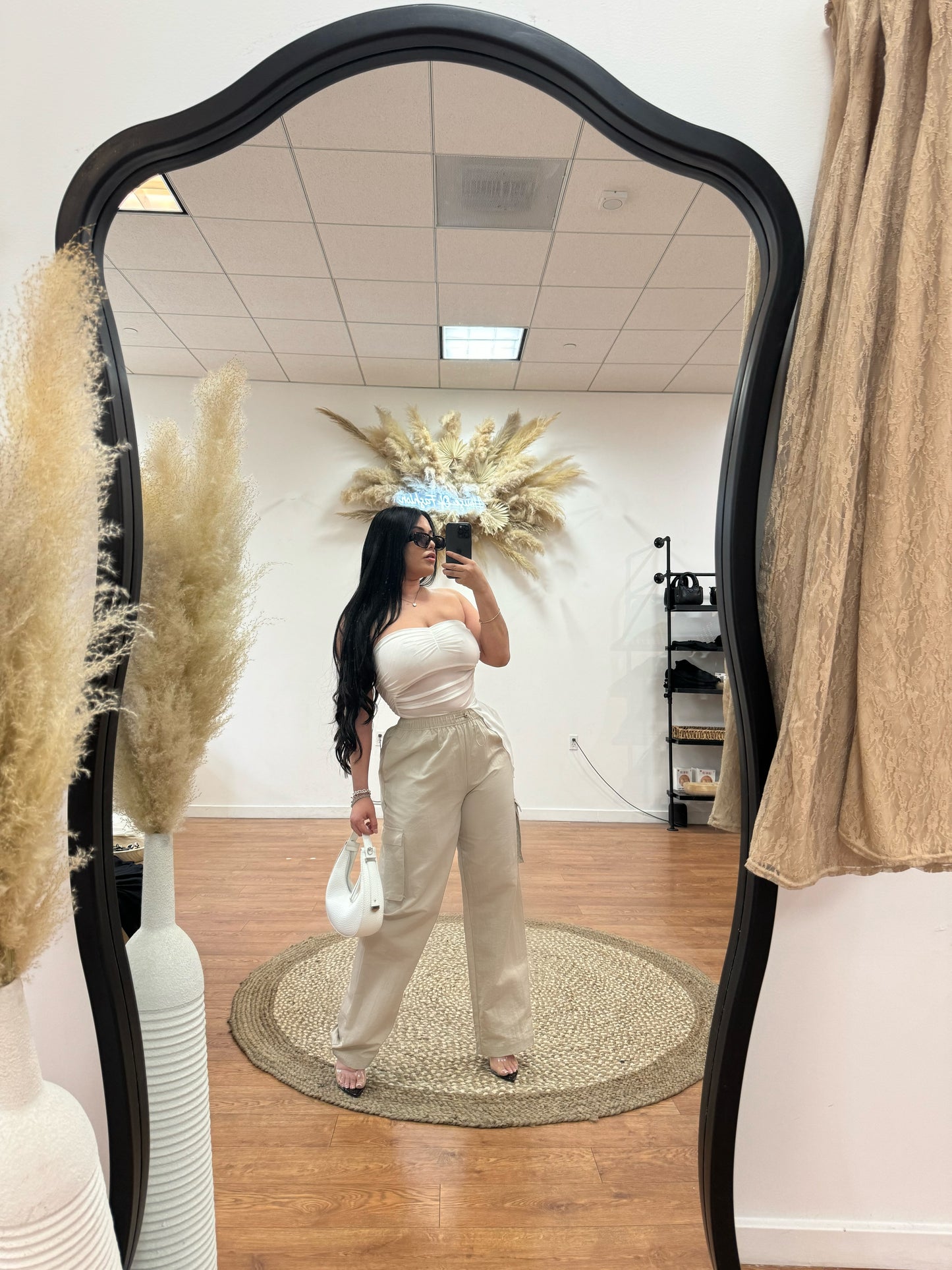 Tessa Cargo Pants - Beige 
