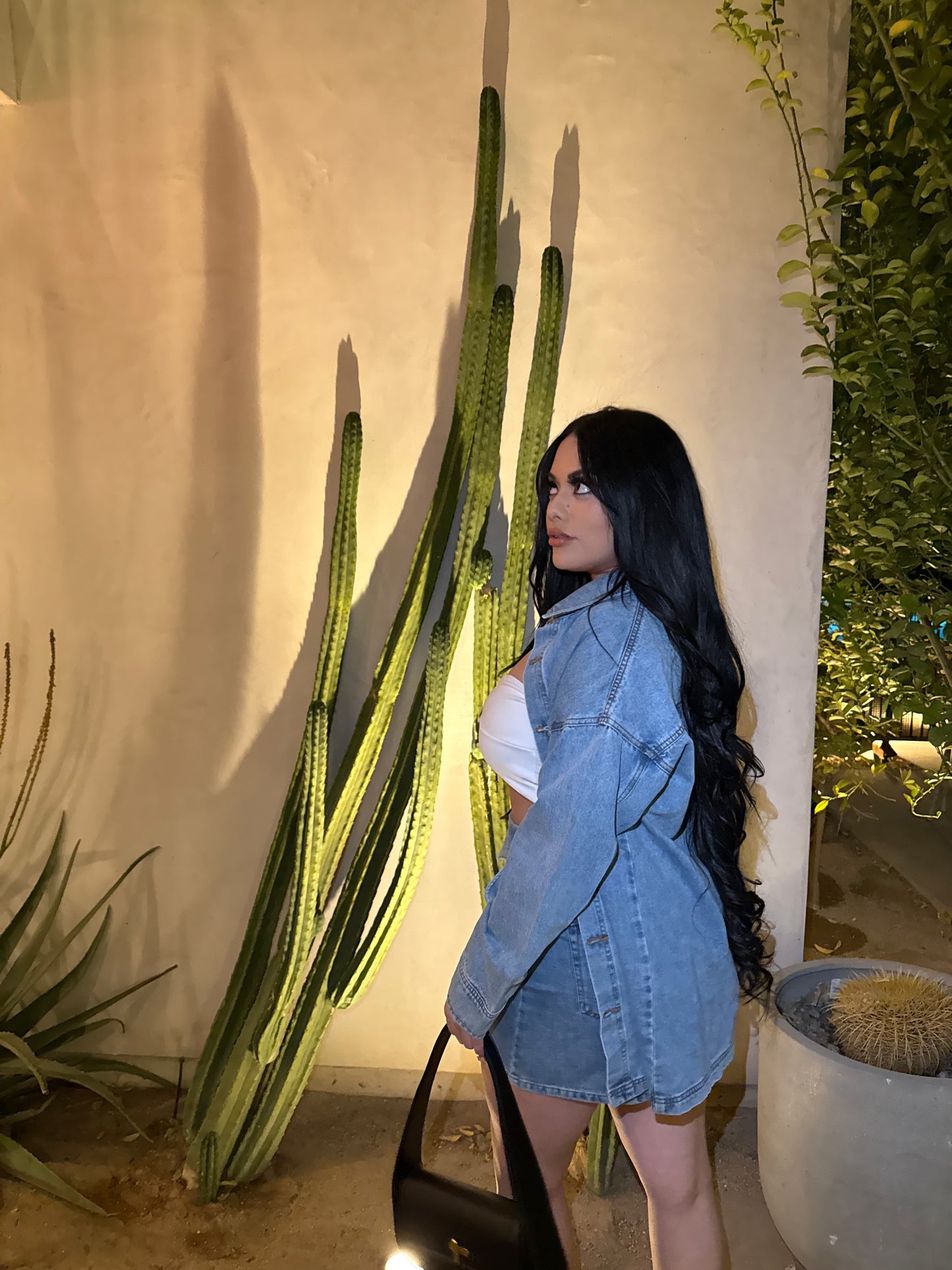 Milana 2Piece Denim Set -Denim Blue