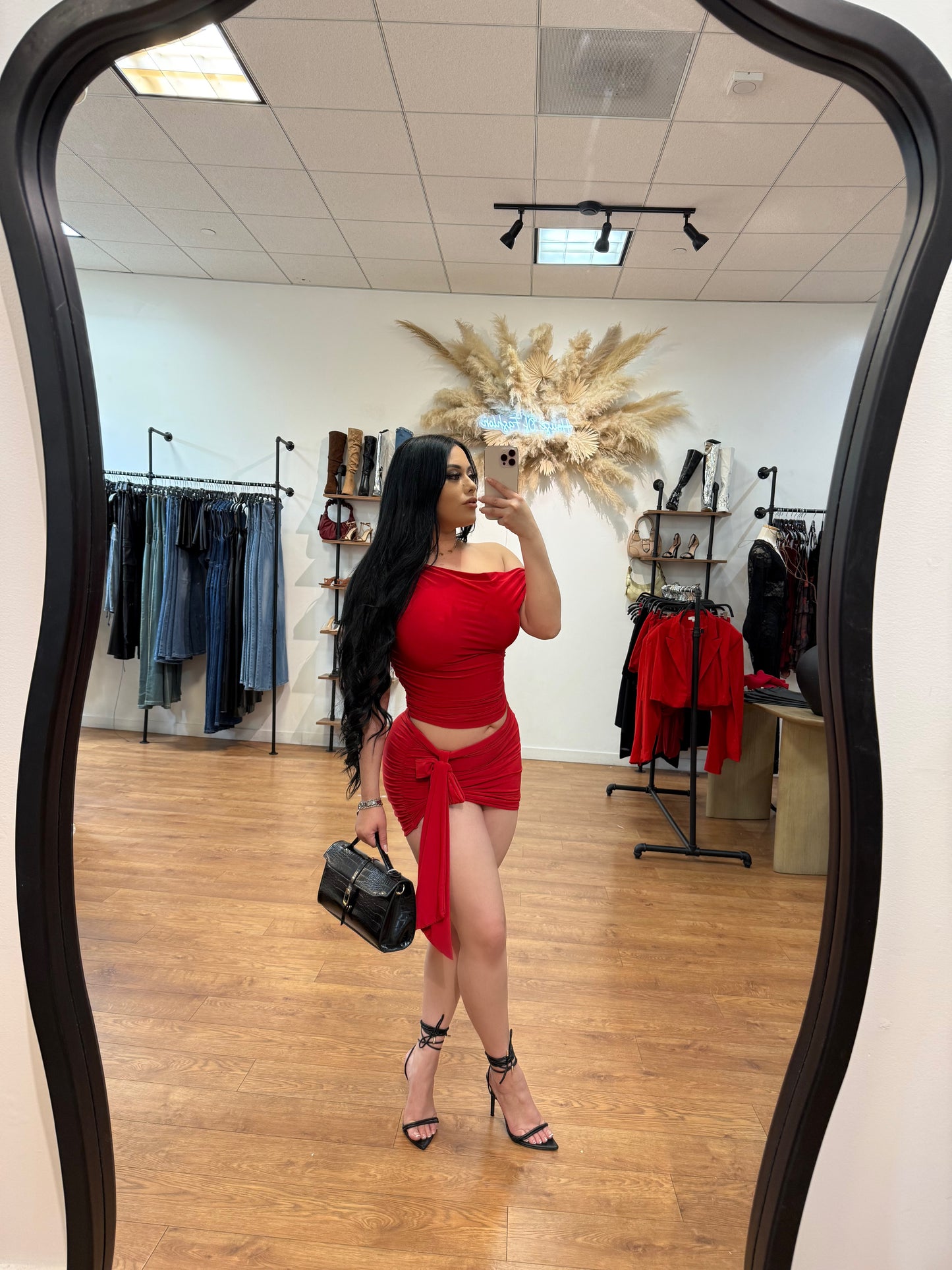 Seduction 2piece set -red