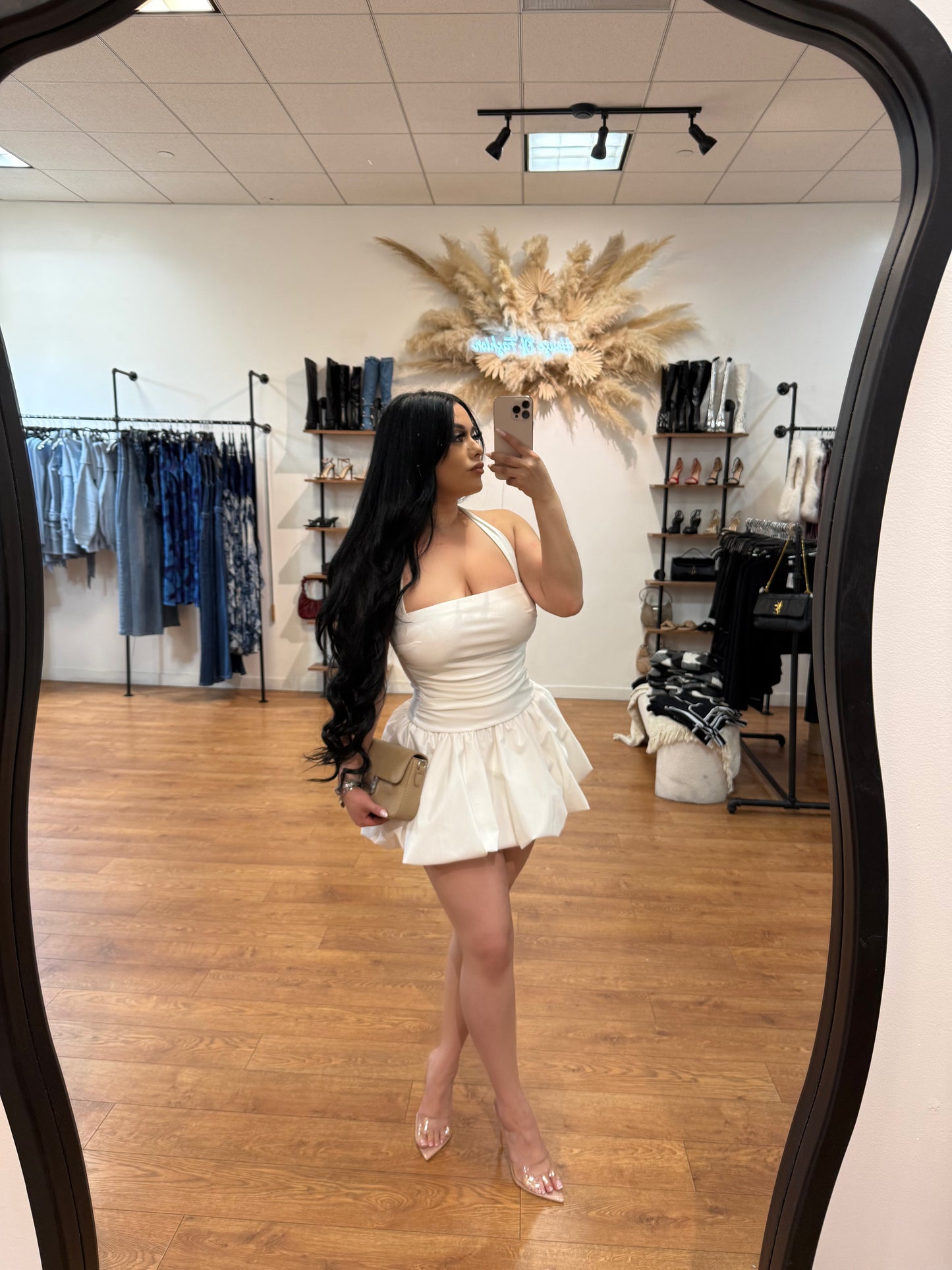 Noche de amor Bubble dress - white