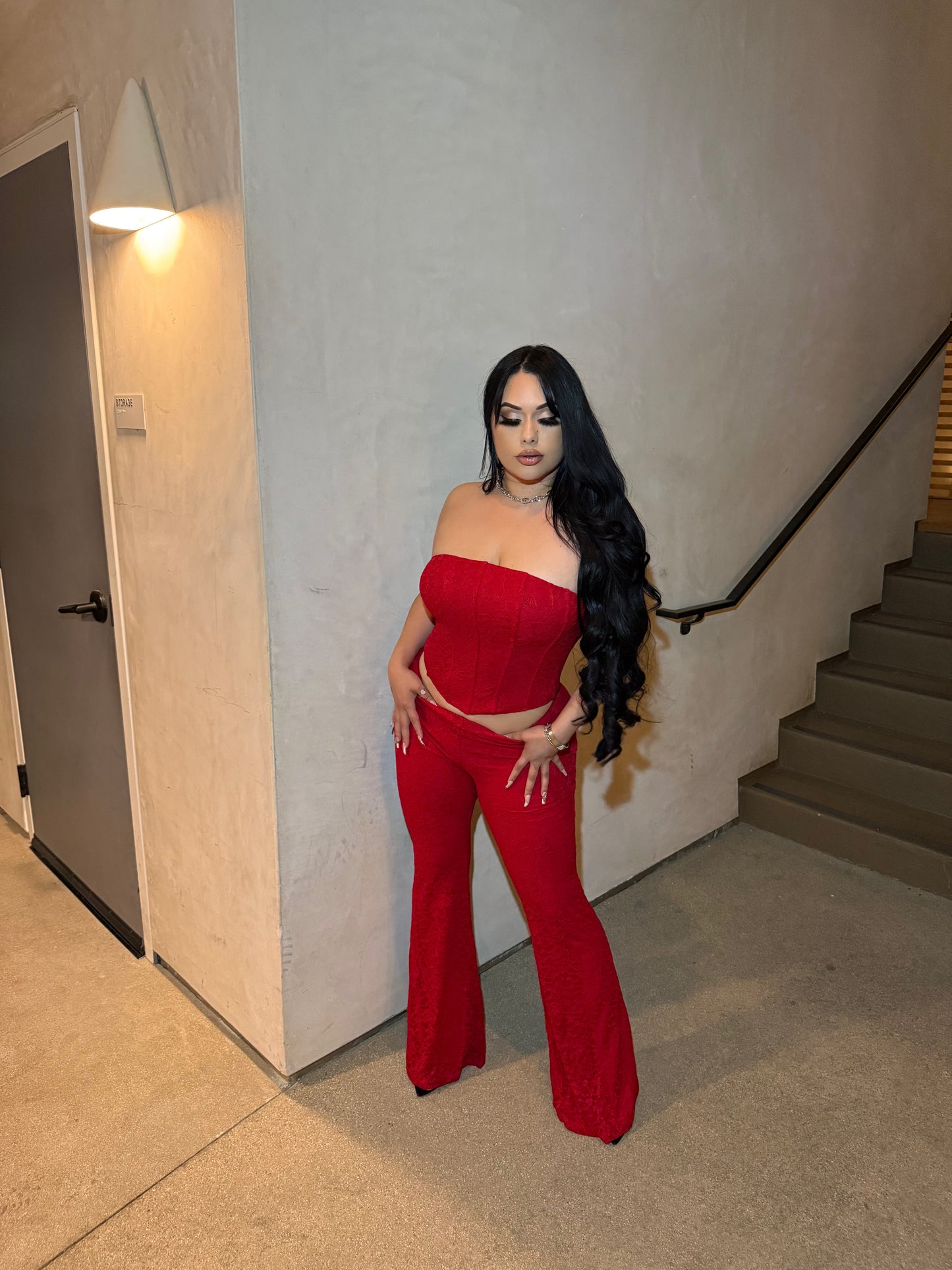 Best Behavior 2Piece set -Red