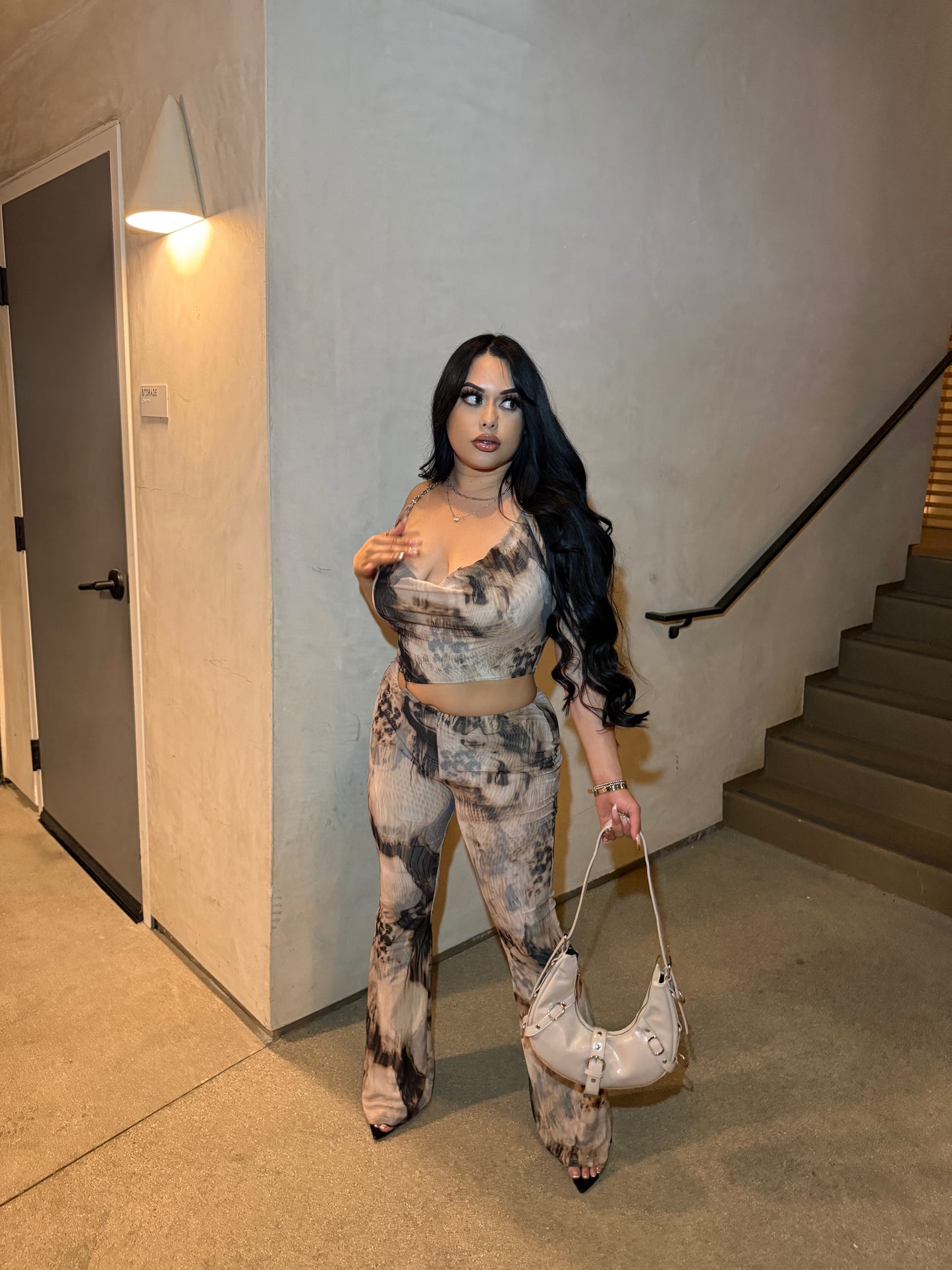 Perfect Jumpsuit -Multi/Brown