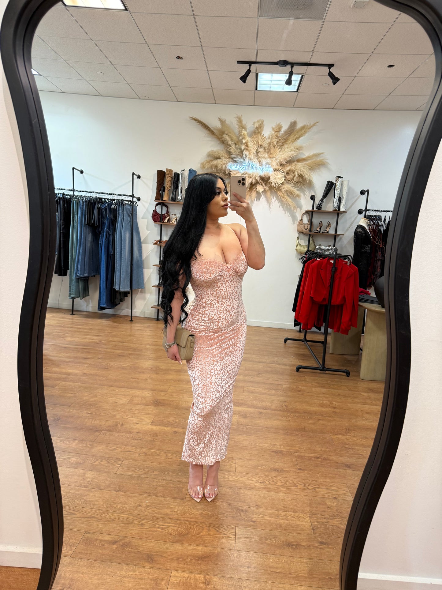 Eliana Midi Dress -pink