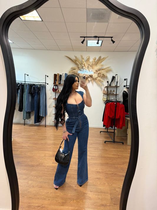 Rayleen jumpsuit-Denim