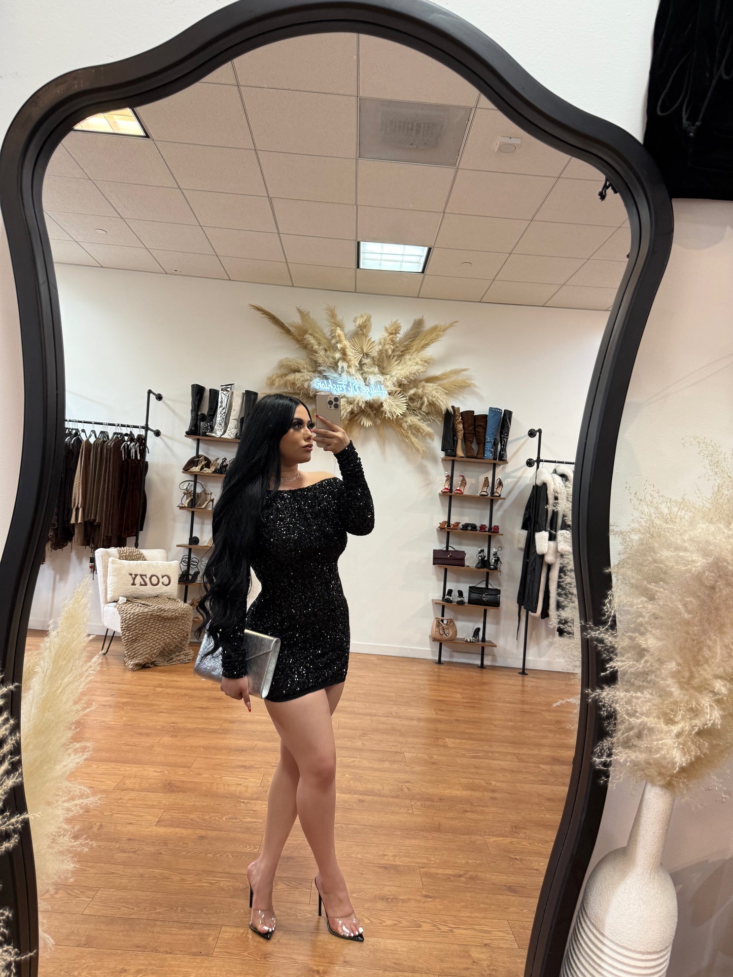 Noche De Fiesta - Black Sequence Dress