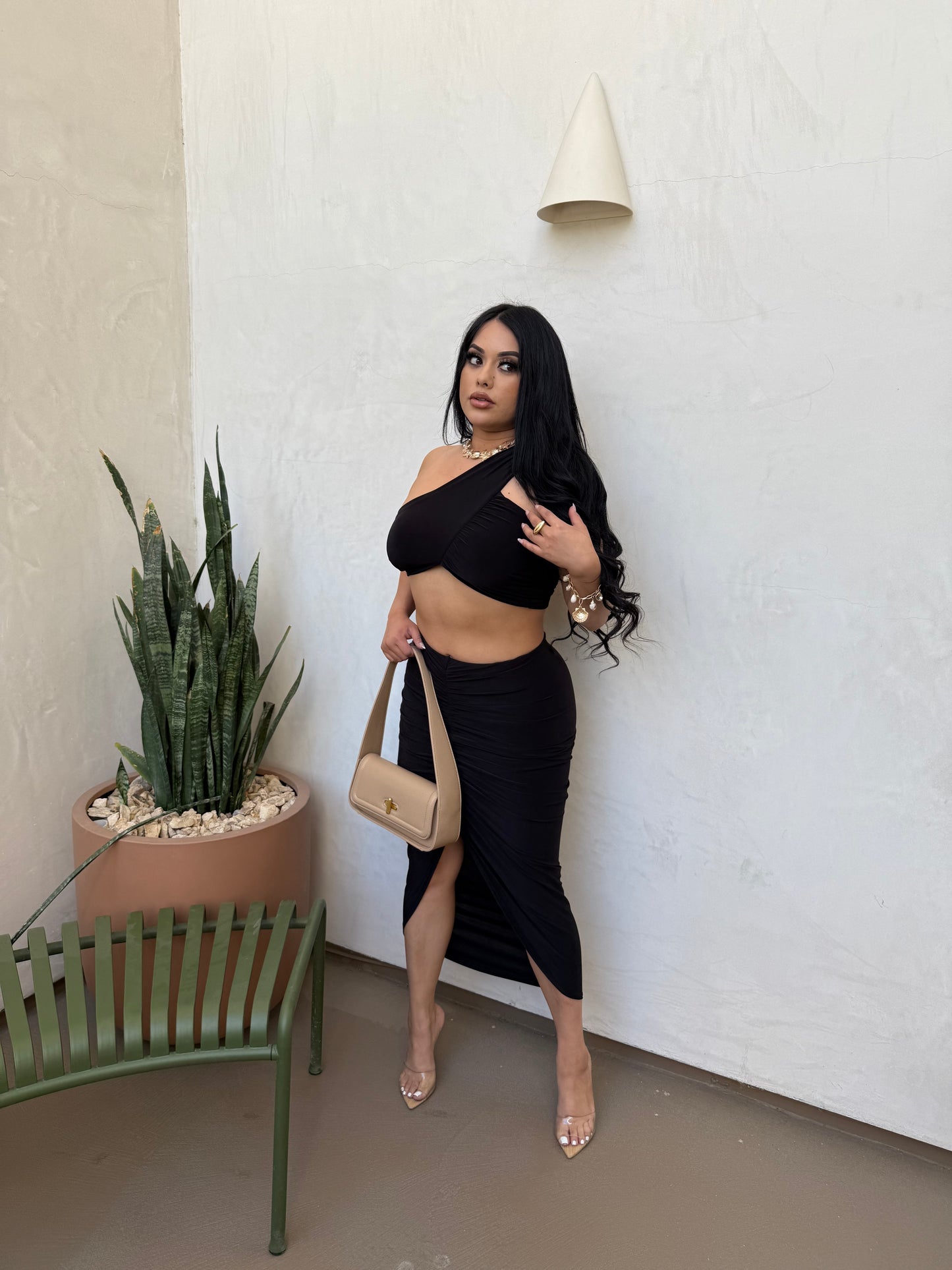 Santorini 2piece Set -Black