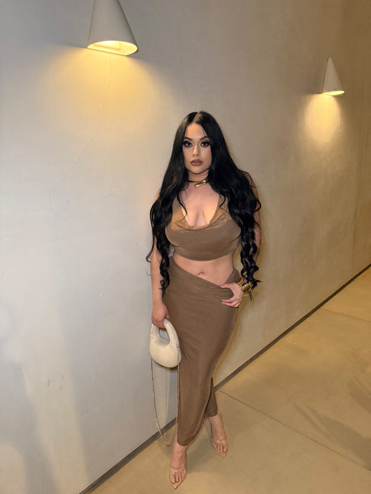 Mykonos 2piece Set - Brown