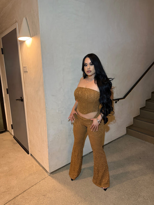 Best Behavior 2piece set -Brown