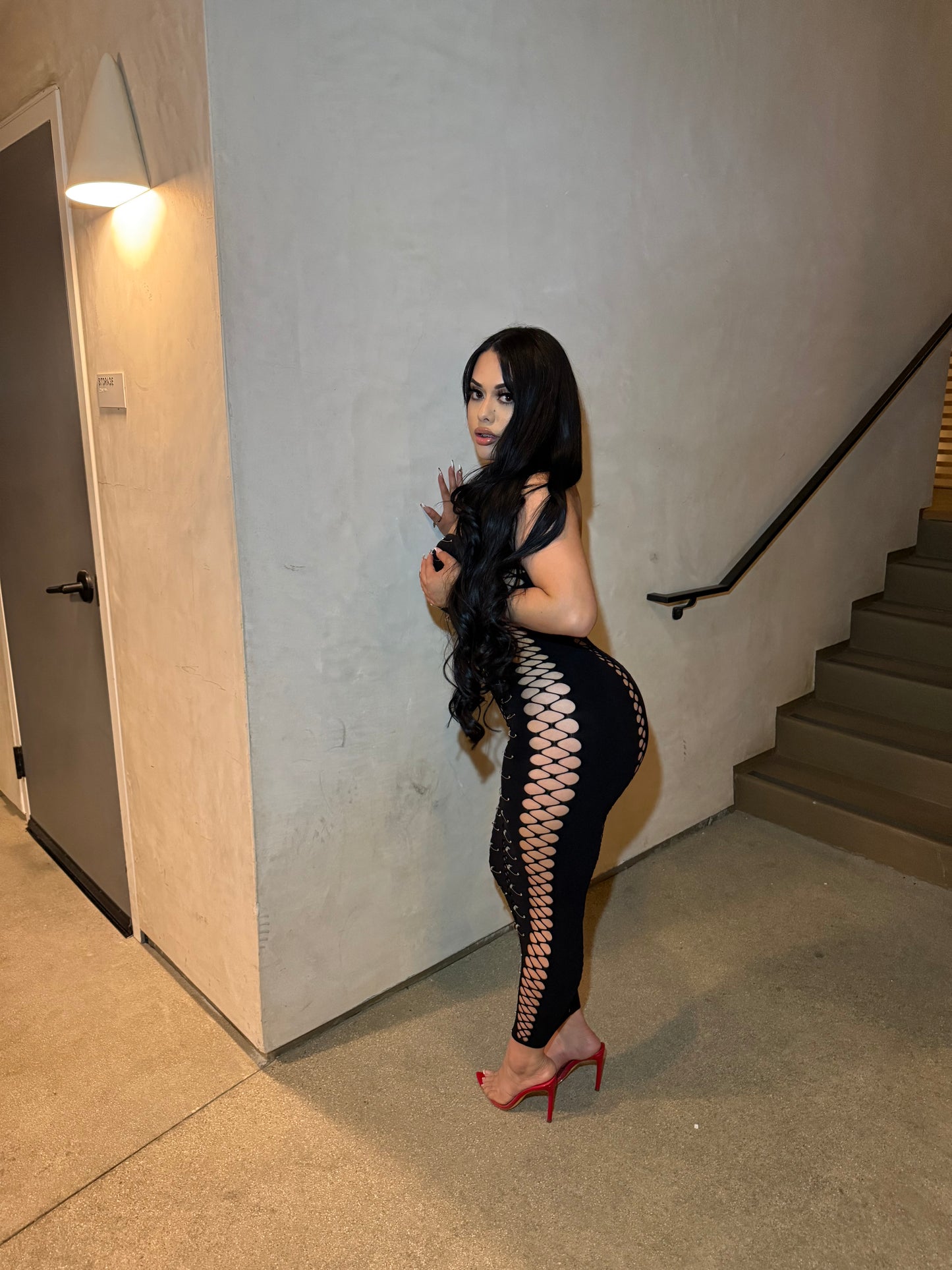 Baddies Only Dress -Black