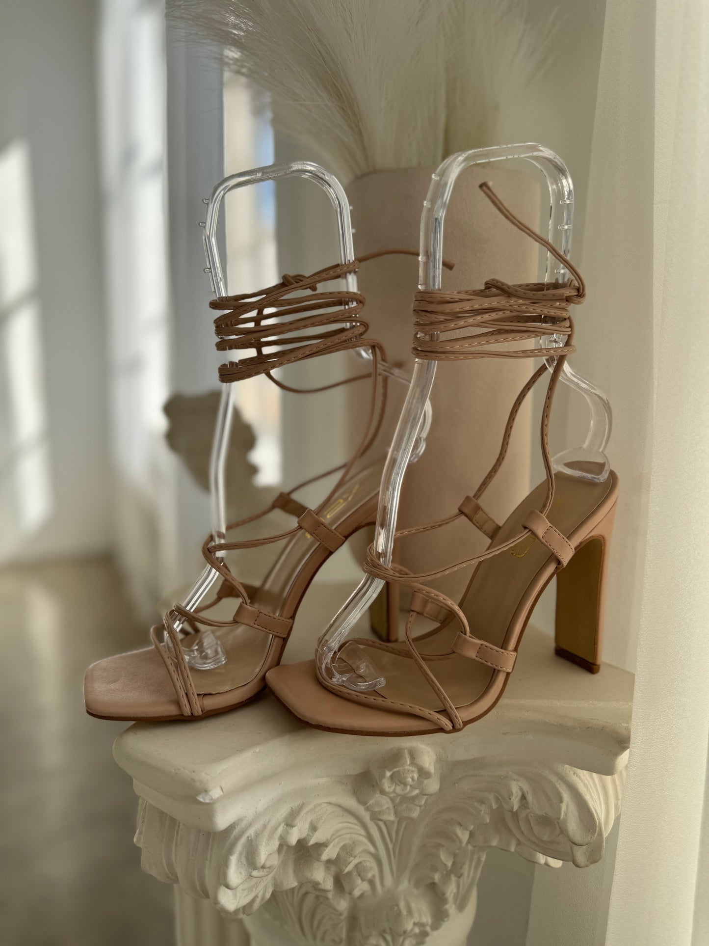 Nancy heels - Nude