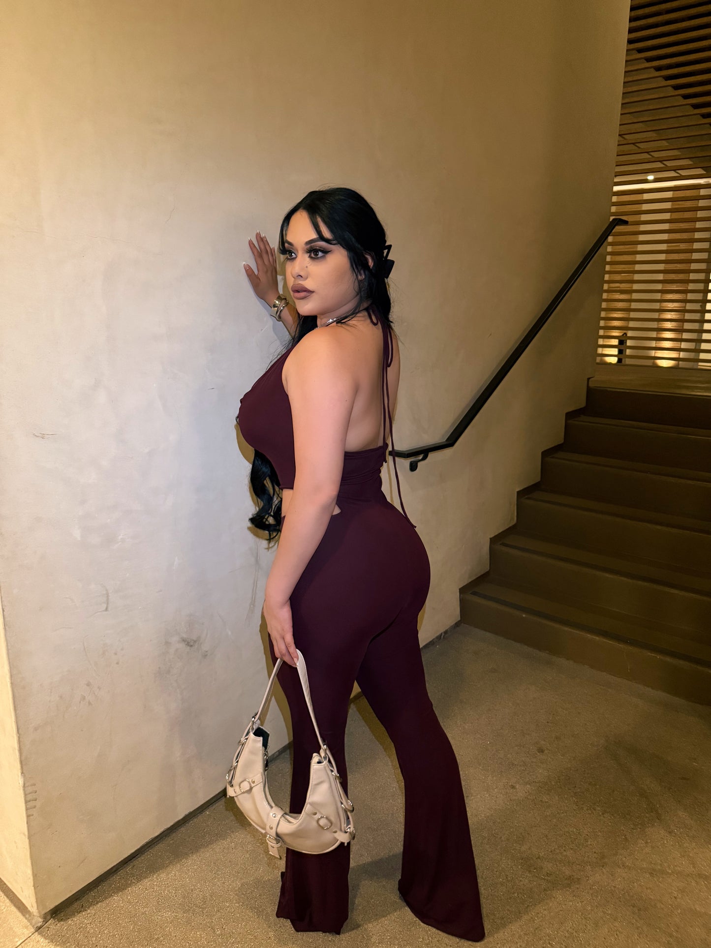 The perfect jumpsuit - Burgundy