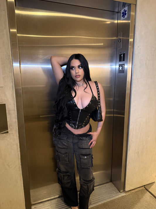 Concert Leather Top