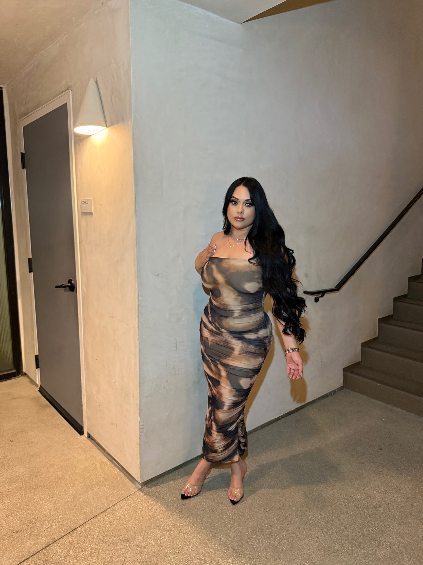 Nancy strapless Dress