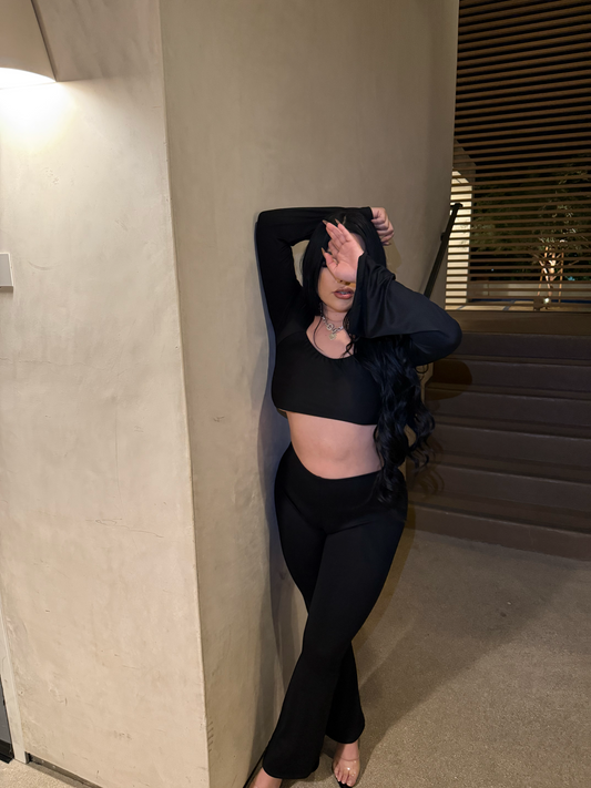 Not So Basic 2piece Set - Black