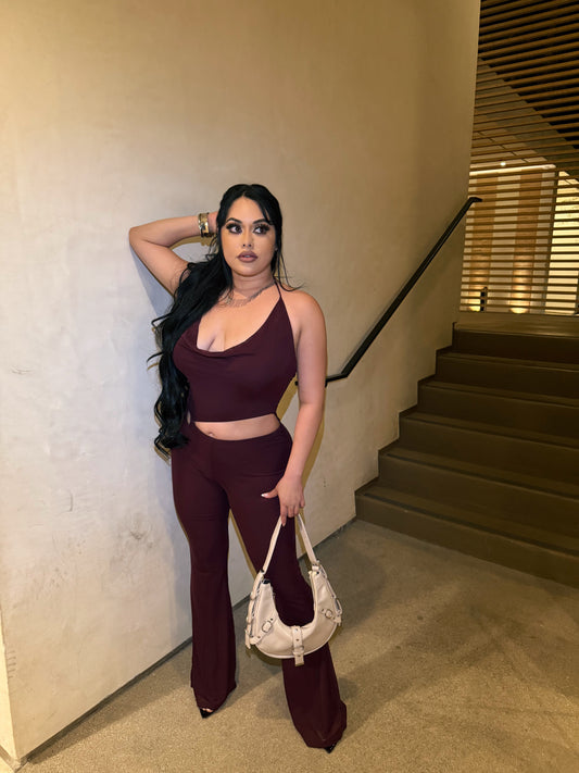 The perfect jumpsuit - Burgundy