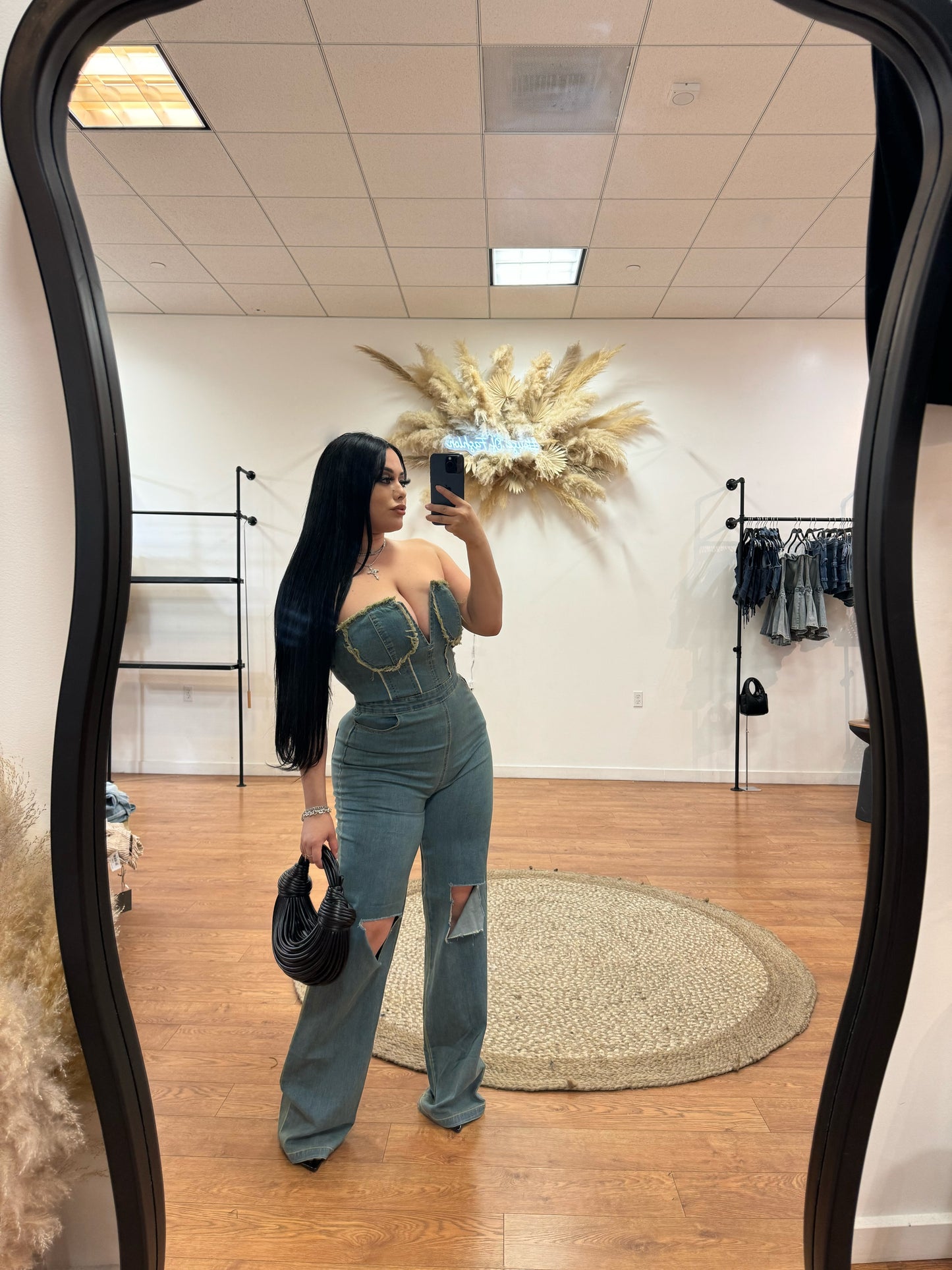 Shayla Denim jumpsuit