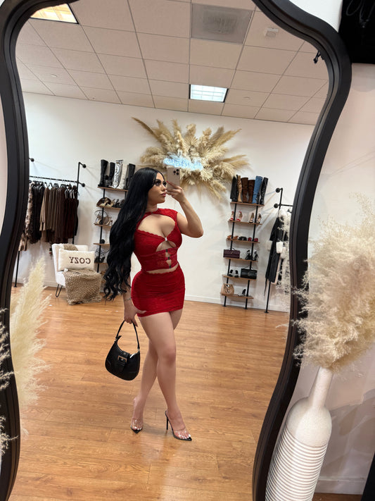 Night Out Dress - Red
