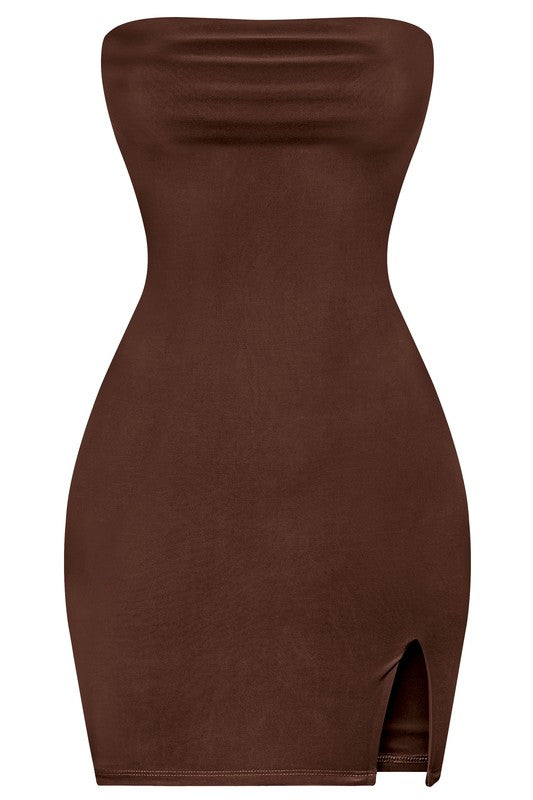 Essential Dress -Brown